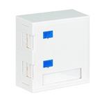 Box/krabica Schrack Technik na omietku pre 2x keystone RJ45