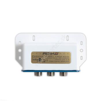 DiseqC 1.0 prepínač 2/1 Amiko D 201 DiSEqC