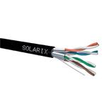 LAN kábel SOLARIX Cat.6A, STP(U-FTP), PE, predaj na metre