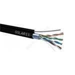 LAN kábel vonkajší SOLARIX Cat.5e, FTP, PE, samonosný, predaj na metre