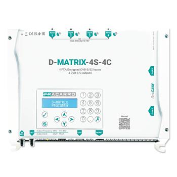 Mikro stanica FRACARRO D-MATRIX-4S-4C, 4xDVB-S/S2 - 4xDVB-T/C, 2xCI