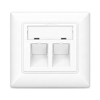 Modulárna zásuvka DATAWAY pre 2x keystone RJ45