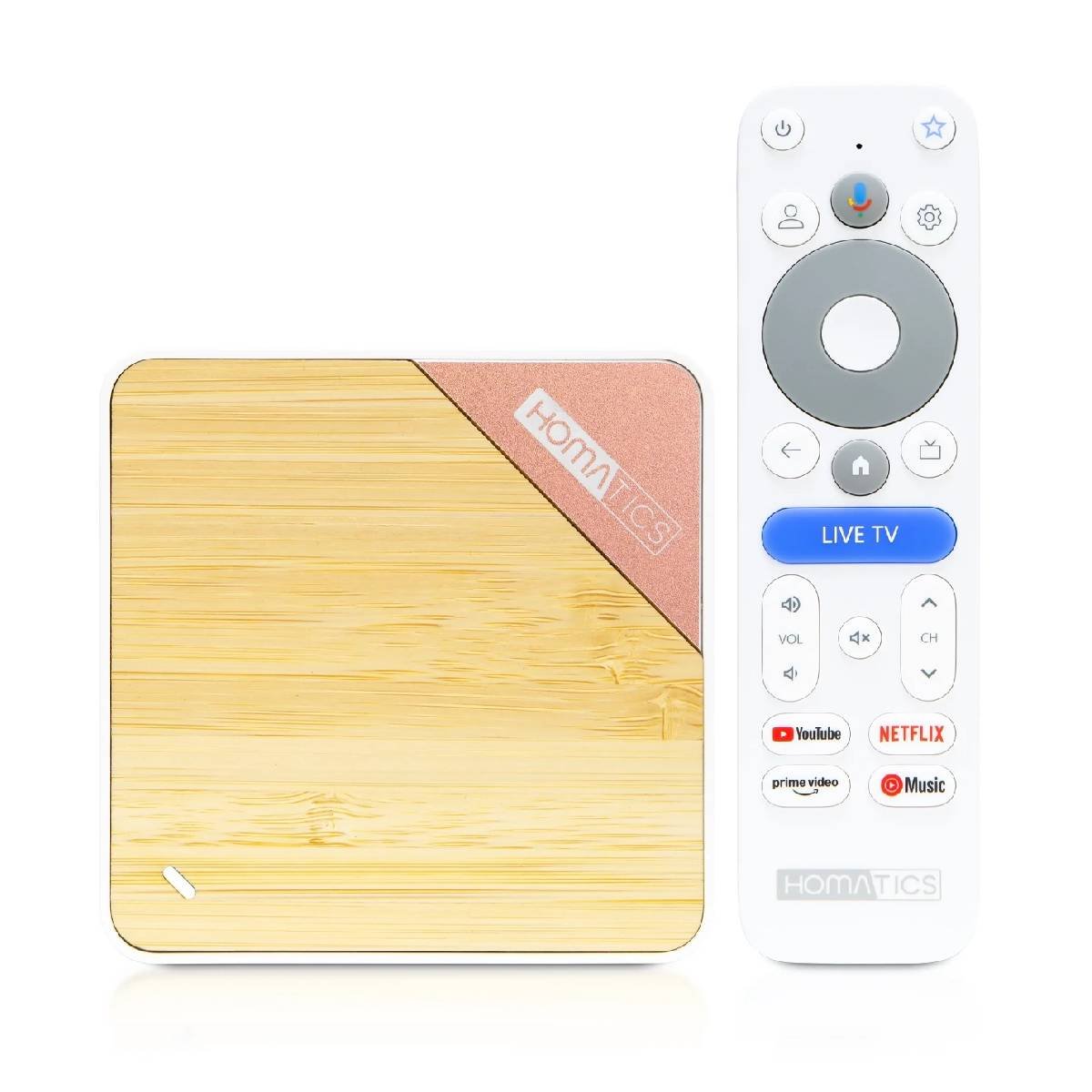 Multimediálny prijímač Homatics Box 4K V2 Google TV