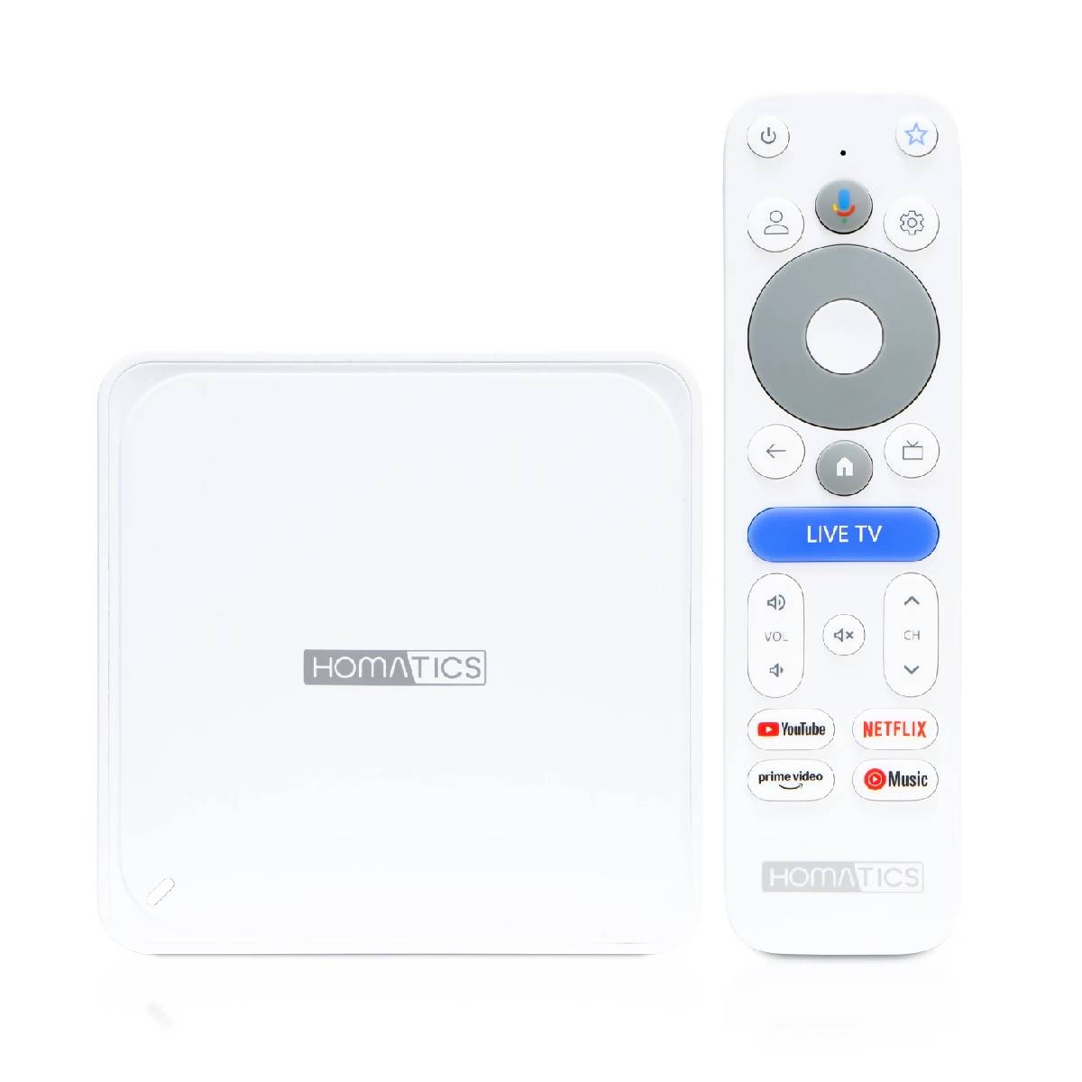 Multimediálny prijímač Homatics Box Lite 4K V2 Google TV