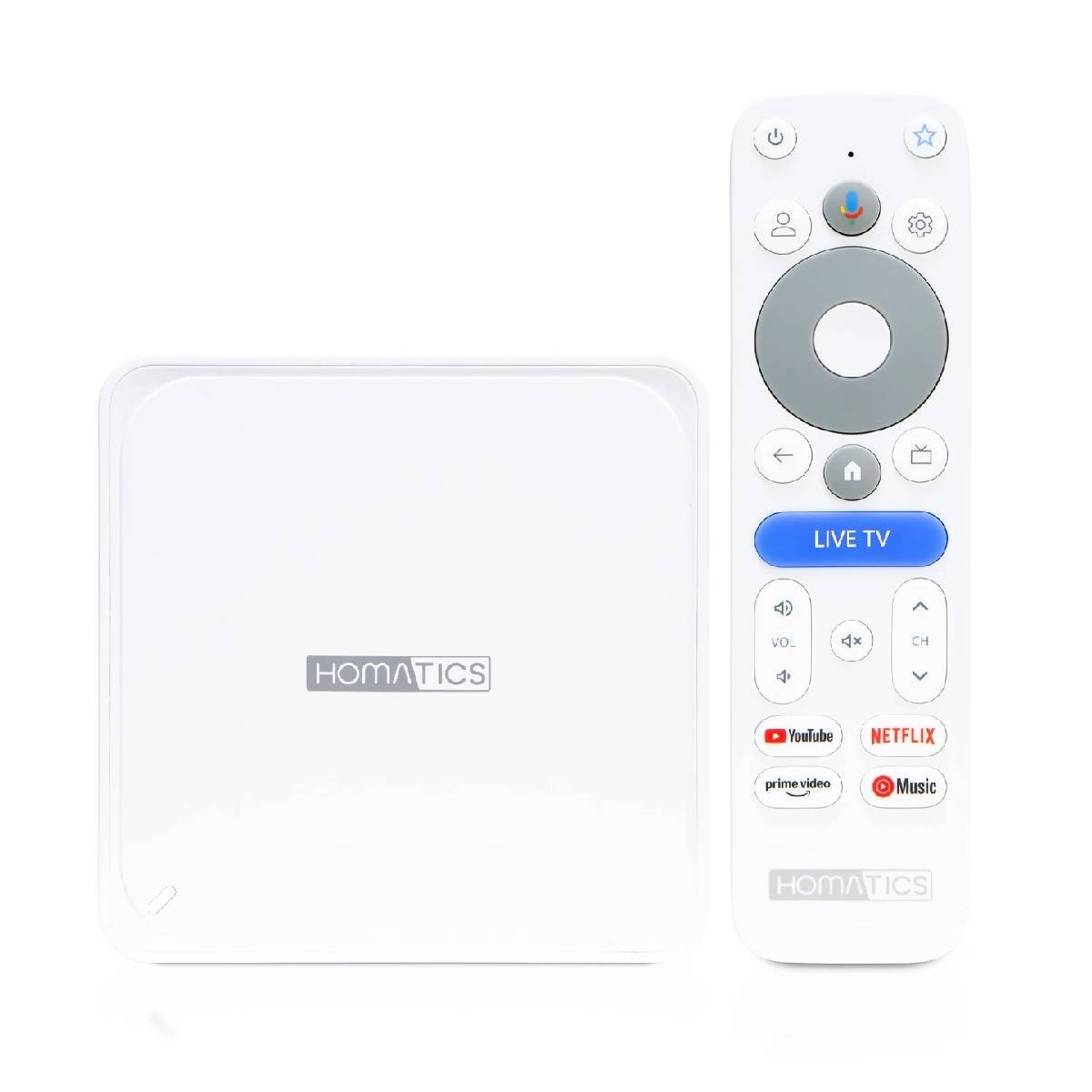 Multimediálny prijímač Homatics Box Lite 4K V2 Google TV