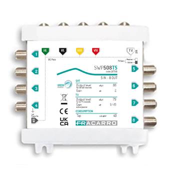 Multiprepínač pre 1 družicu FRACARRO SWP508TS
