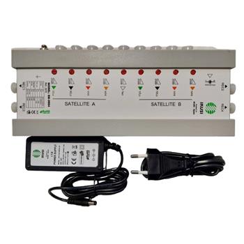 Multiprepínač pre 2 družice Ikusi SM-0904