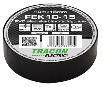Páska izolačná 10m, 15mm, 0,13mm, čierna FEK10-15