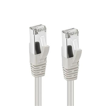 Patch kábel Microconnect Cat.6A, S/FTP 0,25m, LSZH, Cu, šedý