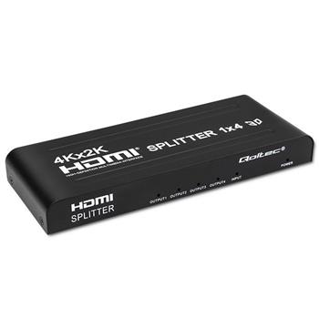 Qoltec 4k HDMI splitter 1x4