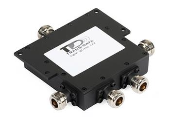 Štvorcestný rozbočovač pre GSM repeatre