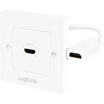 Zásuvka nástenná HDMI samica / HDMI samica