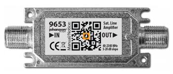 Zosilňovač Johansson 9653, 40-2340 MHz, 5-20dB